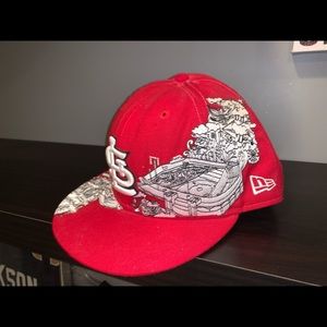 MLB New Era Custom St. Louis Cardinals flat-bill